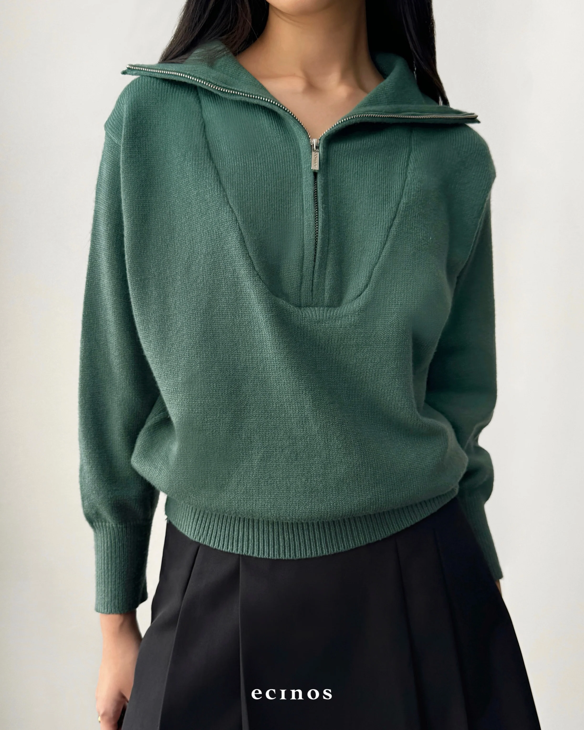 ECINOS - Karen Half Zip Sweater - Image 12